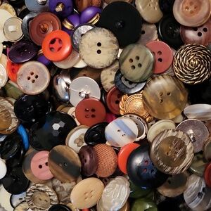 Set of 50, Random Assortment of Buttons